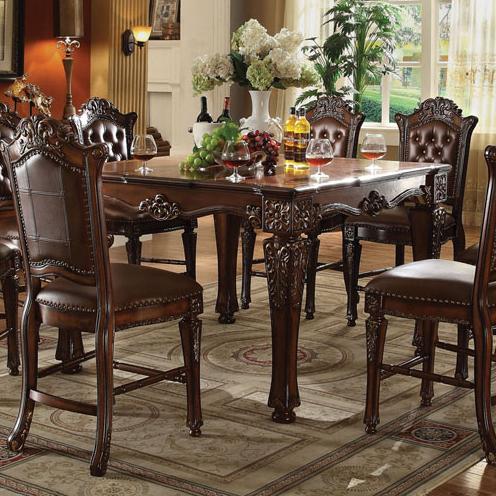 Vendome double pedestal dining set by deals acme furniture